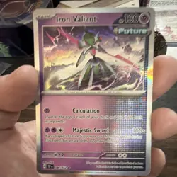 Pokemon Iron Valiant SV05: Temporal Forces Rare Holo Basic HP 130 Future 080/162 - Image 1