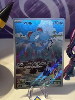Pokemon Marill AR 073/071 SV2P Snow Hazard TCG Japanese Pack Fresh UK seller - Image 2