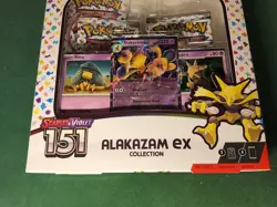 Pokemon TCG Scarlet & Violet 151 ALAKAZAM EX COLLECTION Box FACTORY SEALED - Image 3