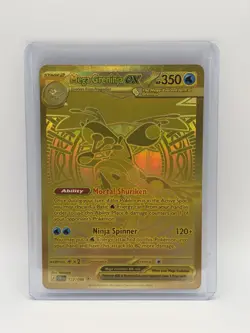 Mega Greninja EX 122/086 Secret Rare Full Art Holo EX Pokemon TCG English - Image 1