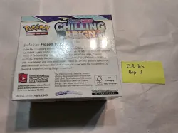 Pokemon TCG Sword & Shield Chilling Reign Booster Box Factory Sealed - Image 2
