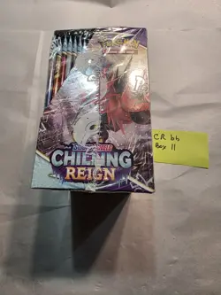 Pokemon TCG Sword & Shield Chilling Reign Booster Box Factory Sealed - Image 3