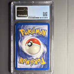 CGC 9 Dark Alakazam 1/82 Team Rocket Holo Rare 1st Ed Pokemon 2000 - Image 3