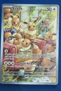 Eevee 188/167 Twilight Masquerade Illustration Rare Holo 🔥 Pokemon - Image 1