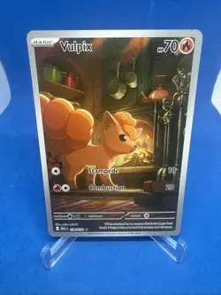 Pokemon Vulpix 138/132 Illustration Rare Mega Evolution IR - Image 1