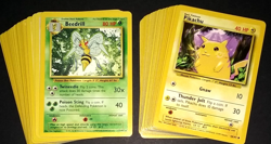 1999 POKEMON BASE SET NON HOLO #17-102 NEAR COMPLETE - 85 OF 86 CARDS (EX/LP) - Image 1