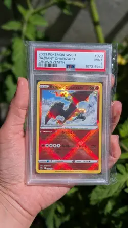 2023 Pokemon SWSH Crown Zenith Radiant Charizard #020 PSA 9 - Image 1