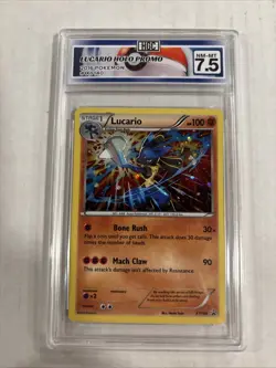 2016 Pokemon Lucario Holo Promo #xy140 HGC 7.5 (sb3) - Image 1
