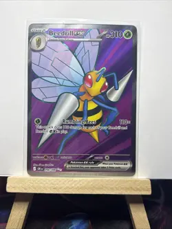 Beedrill ex 098/086 Ultra Rare Full Art Pokemon TCG Chaos Rising CRI English NM - Image 2