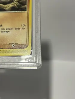 2003 Pokemon Ex Dragon Geodude #56 PSA 9 - Image 2