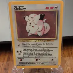 The Pokemon Company Clefairy Base Set 005/102 Holo Rare English 40 HP - Image 1