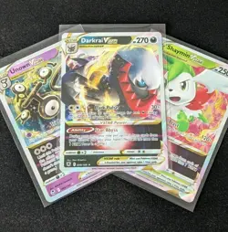 Pokemon Lot Art Rare Illustration Rare Darkrai Shaymin Unown VSTAR Shiny - Image 1