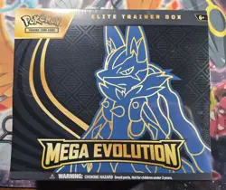 Pokemon TCG Mega Evolution Elite Trainer Box ETB Mega Lucario NEW Factory Sealed - Image 1