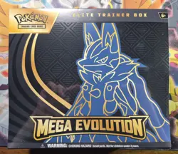 Pokemon TCG Mega Evolution Lucario Elite Trainer Box SEALED - Image 1