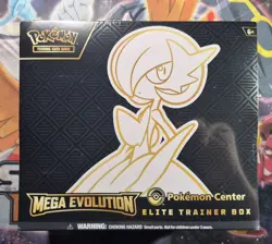 Pokemon Center Mega Evolutions ETB Gardevoir Box Factory Sealed - Image 1
