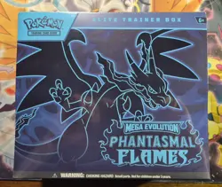 POKEMON TCG MEGA EVOLUTION PHANTASMAL FLAMES ETB ELITE TRAINER BOX SEALED NEW - Image 1