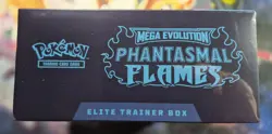 POKEMON TCG MEGA EVOLUTION PHANTASMAL FLAMES ETB ELITE TRAINER BOX SEALED NEW - Image 2