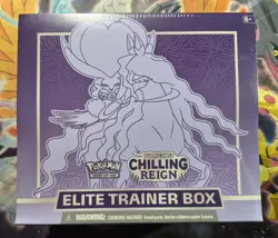 POKEMON SWORD & SHIELD CHILLING REIGN FACTORY SEALED Etb Shadow Rider - Image 1