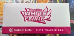 2025 Pokemon White Flare Factory Sealed Pokemon Center ETB Elite Trainer Box - Image 2