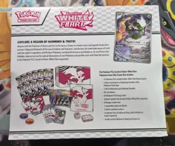 2025 Pokemon White Flare Factory Sealed Pokemon Center ETB Elite Trainer Box - Image 3