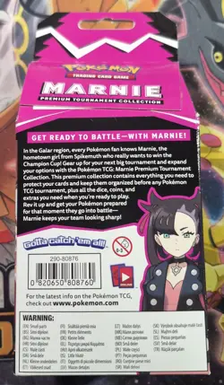 Pokemon TCG Marnie Premium Tournament Collection Milk Carton Sealed - Image 3