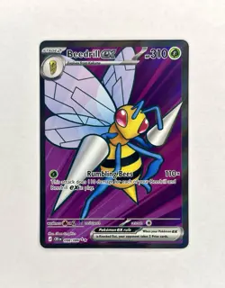Beedrill EX 098/086 Ultra Rare Full Art Pokemon TCG Chaos Rising CRI English NM - Image 1