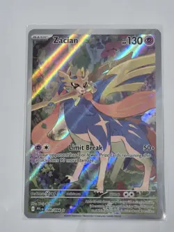 Zacian 100/094 Illustration Rare Pokemon TCG Phantasmal Flame - Image 1