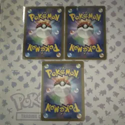 Pokemon TCG Japanese sv1S Full Art Holo Wiglett Starly Pachirisu Lot 3 - Image 2
