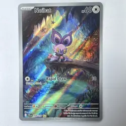 Noibat 169/159 Sv09: Journey Together Illustration Rare Holo Pokemon TCG English - Image 1