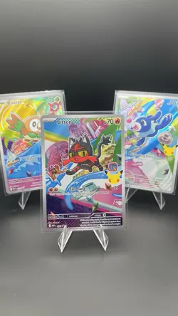 Pokemon First Partner Illustration Collection Gen 7 Full Set (Alola set) - Image 1