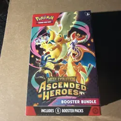 Pokemon Mega Evolution Ascended Heroes Booster Bundle Factory Sealed - Image 1