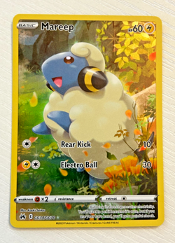 Mareep GG34/GG70 Crown Zenith Galarian Gallery Full Art Near Mint NM Pokemon TCG - Image 1