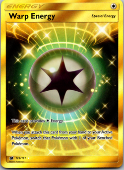 Warp Energy 123/111 Crimson Invasion Secret Rare Pokemon English [NM] - Image 1