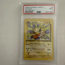 1999 POKEMON JUNGLE FIRST EDITION 1ST #20 JOLTEON PSA 9 - Image 1
