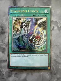 🔥Yugioh Dimension Fusion Quarter Century Secret Rare RA03-EN136 NM 1st🔥 - Image 1