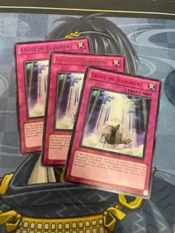 YUGIOH - Light of Judgment x3 - DL12 - Duelist League Rare - Blue, Green, Red NM - Image 1