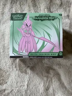 Pokemon Scarlet & Violet Paradox Rift Iron Valiant Elite Trainer Box ETB Sealed - Image 1