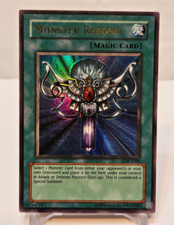 Monster Reborn LOB-E096 Ultra Rare Unlimited Yugioh 924 - Image 1