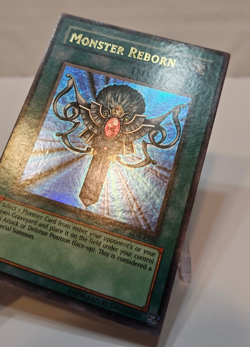 Monster Reborn LOB-E096 Ultra Rare Unlimited Yugioh 924 - Image 3