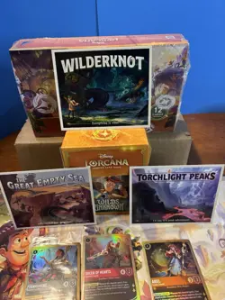 Disney Lorcana Wilds Unknown Pre Release Kit Set Of All Promos And Post Cards - Image 2