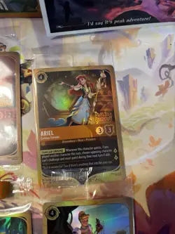 Disney Lorcana Wilds Unknown Pre Release Kit Set Of All Promos And Post Cards - Image 4