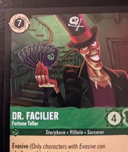 Dr. Facilier - Fortune Teller 79/204 Super Rare Rise Of The Floodborn Lorcana - Image 2