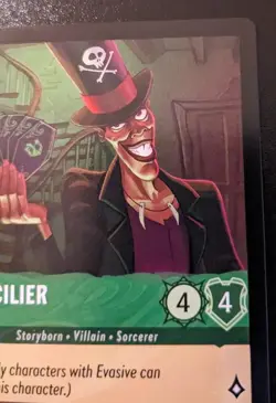 Dr. Facilier - Fortune Teller 79/204 Super Rare Rise Of The Floodborn Lorcana - Image 3
