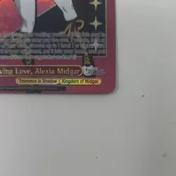 Bushiroad Buying Love, Alexia Midgar SSP Foil Eminence in Shadow EIS/SX07-040SSP - Image 2