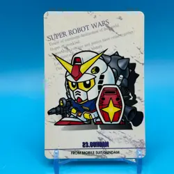 Gundam Super Robot Wars TCG Trading Card Bandai Sunrise Anime Retoro Japan #23 - Image 1