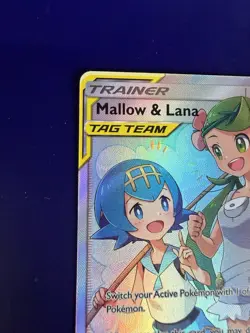 Mallow & Lana - 231/236 - Pokemon Cosmic Eclipse Sun & Moon Full Art Card - Image 5