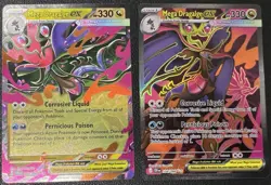 Mega Dragalge ex 104/086 Me04: Chaos Rising Holo & 065/086 EX! 2 Cards!! - Image 1