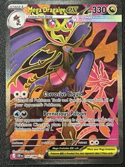 Mega Dragalge ex 104/086 Me04: Chaos Rising Holo & 065/086 EX! 2 Cards!! - Image 2