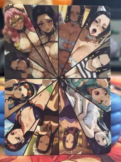 One Piece custom spicy Waifu Vinsmoke Reiju Foil manga anime card - Image 2