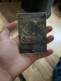Overgrown Tomb Borderless Card Unfinity Series NM Condition - Image 1